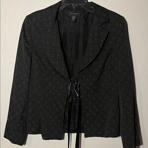 Context Black Blazer with Silver Dots Size 12